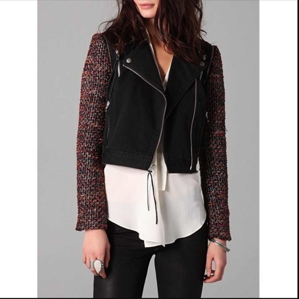 Elizabeth & James Rory Convertible Moto Jacket - Picture 2 of 7